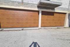Brama garażowa  - Gorzów Wielkopolski - podwójna kolor dębowy