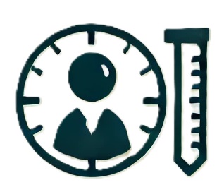 Człowiek w kółku obok skali na termometrze, symbolizującej dokładność projektów.