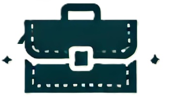 Teczka do pracy, symbolizująca duże doświadczenie.